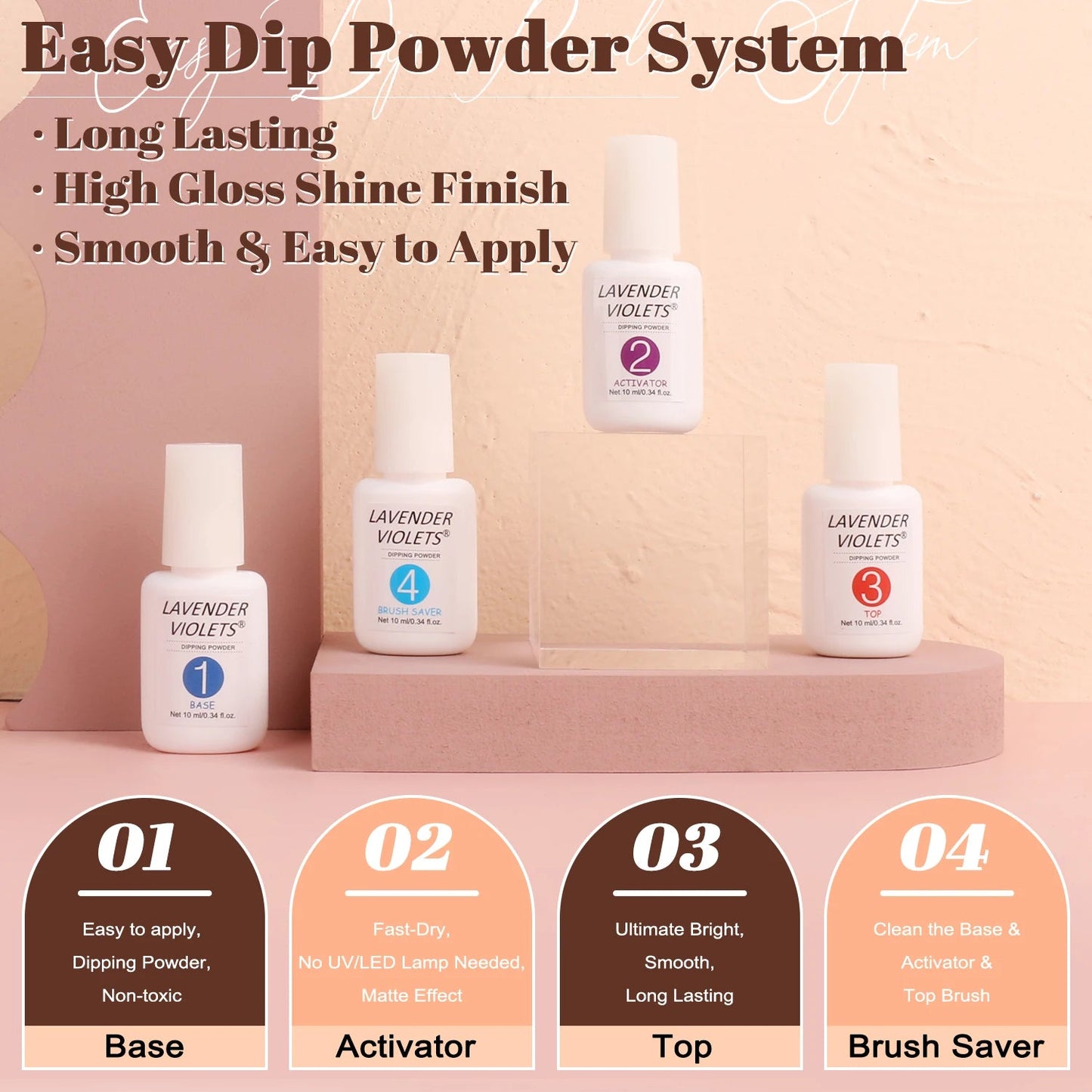 20pcs Powder Nail Kit