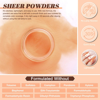 20pcs Powder Nail Kit